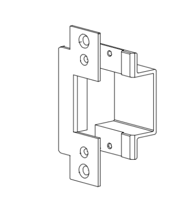 Show details for 576B Mortise Lock Strike, 55/88/99/9875 Optional Strike, Pairs, 2-1/4" Door App. Picture of 576B Mortise Lock Strike, 55/88/99/9875 Optional Strike, Pairs, 2-1/4" Door App.