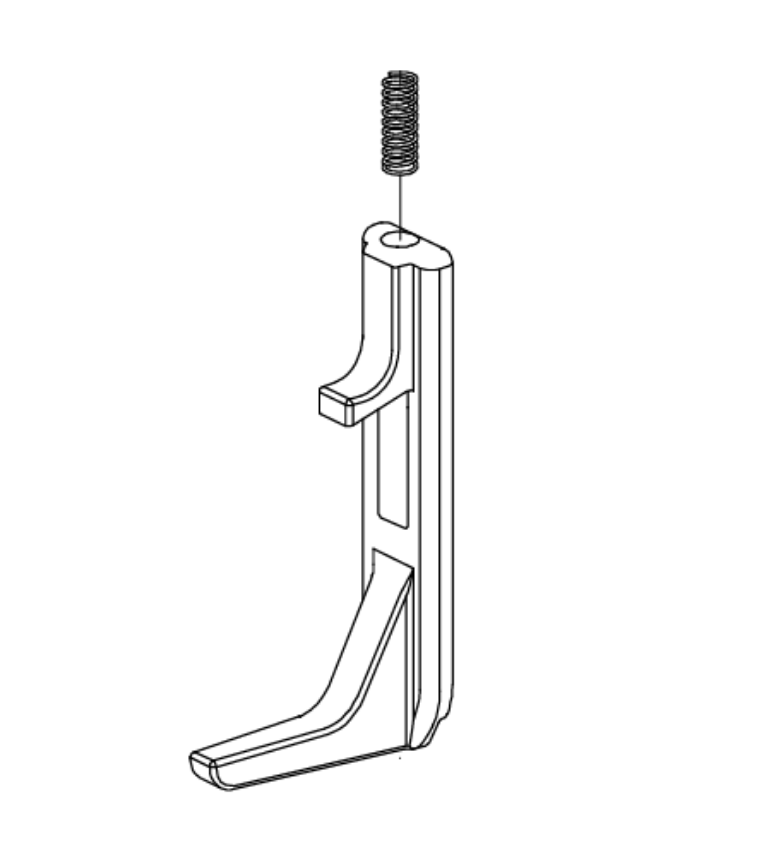 Picture of 050362, 5547/47–F Latch Release Spring