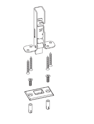 Picture of 48968838 Bottom Latch Kit with mounting pack
