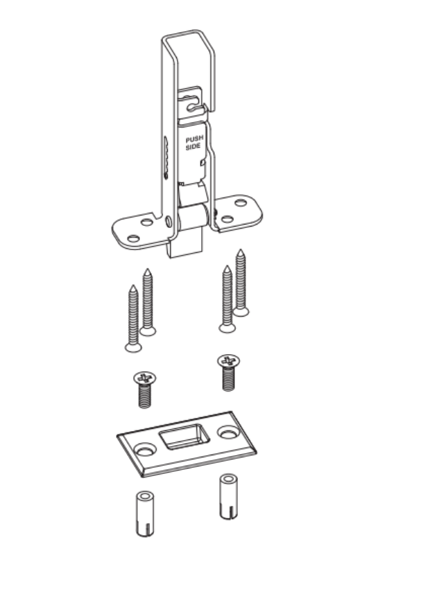 Picture of 48968838 Bottom Latch Kit with mounting pack