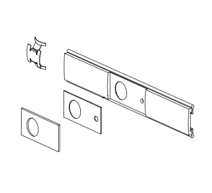 Show details for 050572, CX99 Cover Plate Kit, Fits 36", 48" Applications, (Till 8/17/2015) Picture of 050572, CX99 Cover Plate Kit, Fits 36", 48" Applications, (Till 8/17/2015)