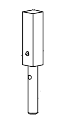 Picture of 090075, 98/9927/57 Rod Extension Connector, Package of 4