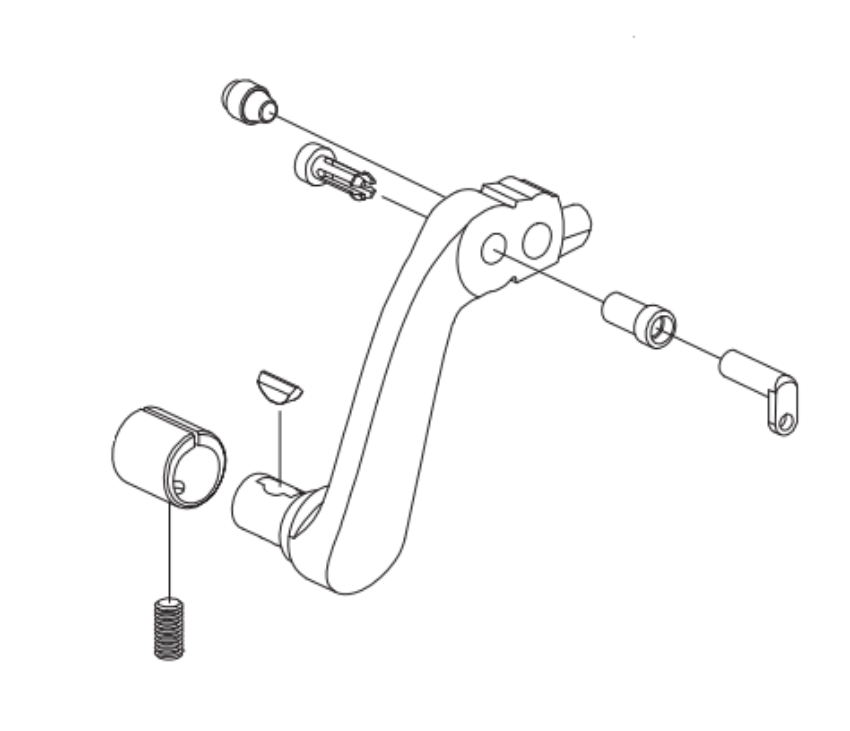 Picture of 050438, 88 R/M/V RH X Lever Arm Kit