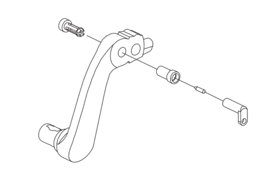 Picture of 090082, Lever Arm Axle Pkg/10
