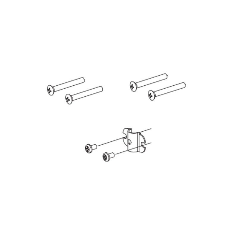 Picture of 900506, 88 Center or End Case Mtg. Pkg. (MS screws 2-1/4” door)