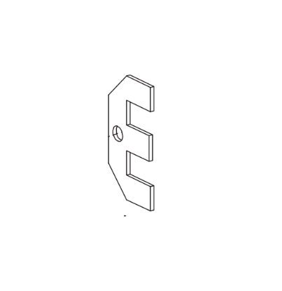 Picture of 050499, 88 Rim Latch Retainer Plate