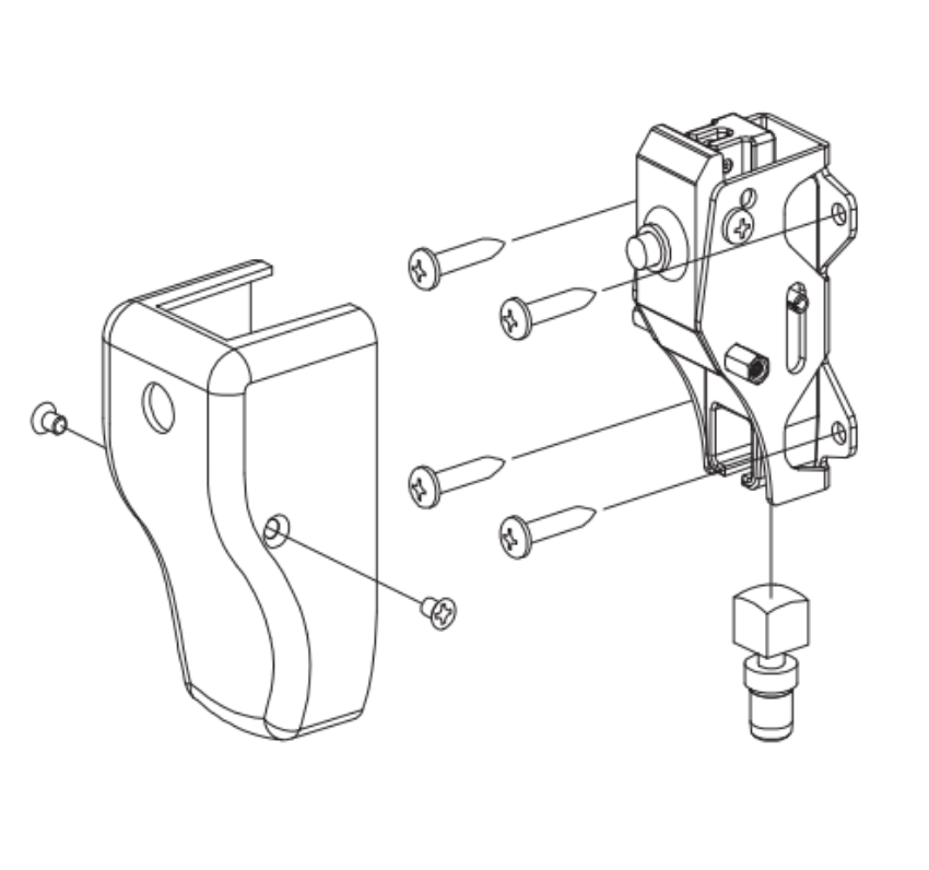 Picture of 050468, 8827-F Bottom Latch Kit, With Cover
