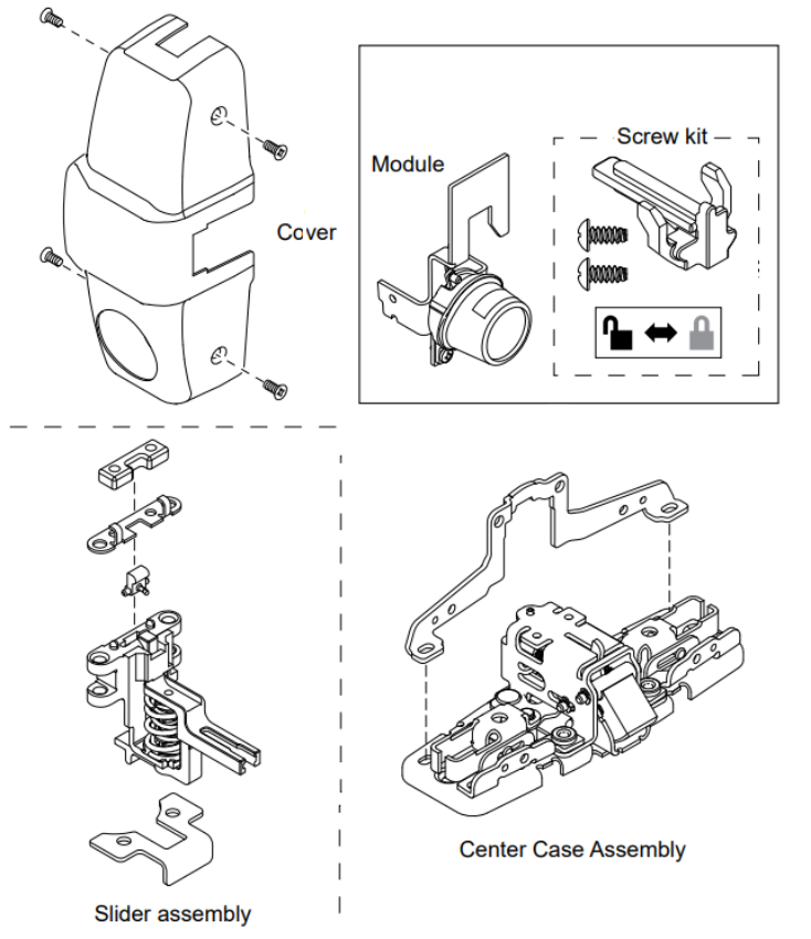 Picture of 2KIT-2-98/9957, 98/9957-2 Double Cylinder Conversion Kit