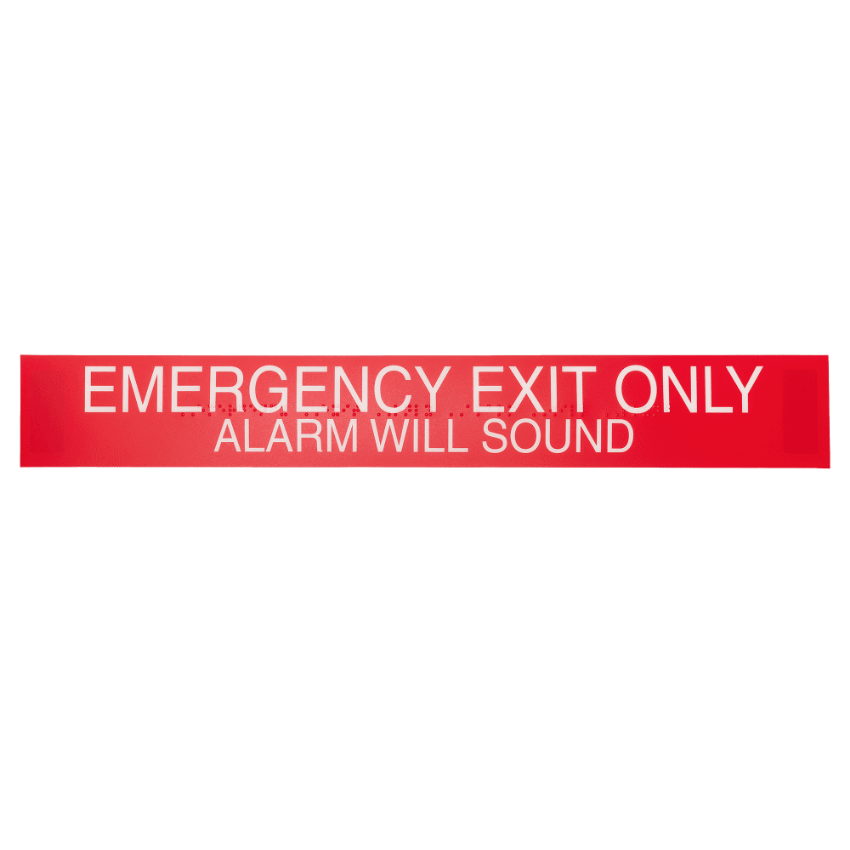 Picture of SIGN.1001, Alarm Sign - English