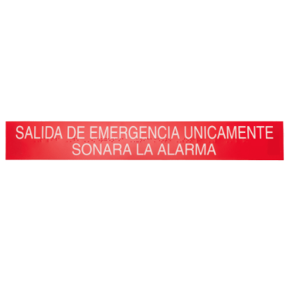 Picture of SIGN.1002, Alarm Sign - Spanish