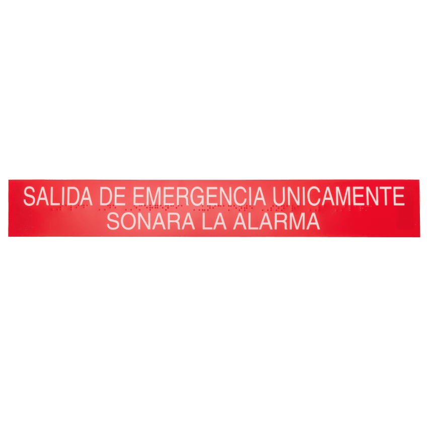 Picture of SIGN.1002, Alarm Sign - Spanish