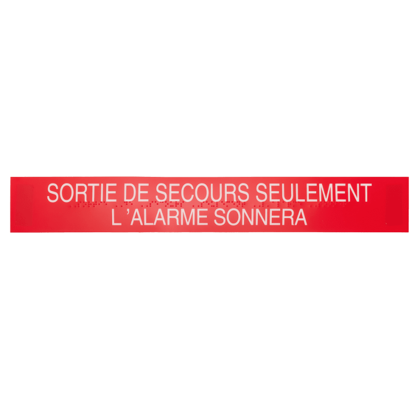 Picture of SIGN.1003, Alarm Sign - French