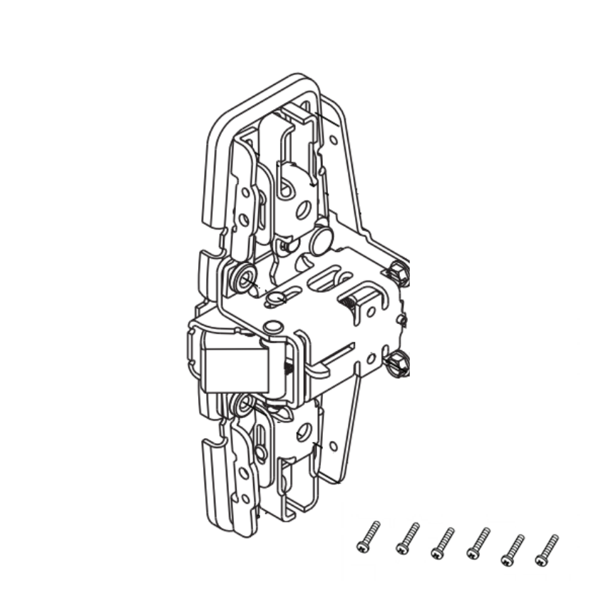 Picture of 24086894, WS98/9957 Center Case RHR Less Cover