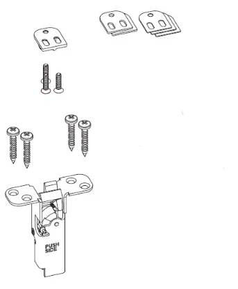 Picture of 48968820, Top Latch Kit with mounting pack
