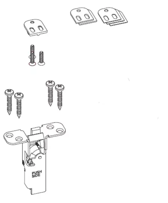 Picture of 48968820, Top Latch Kit with mounting pack