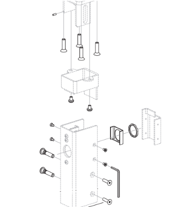 Picture of 900410, KR9854/9954 Mullion Mounting Package