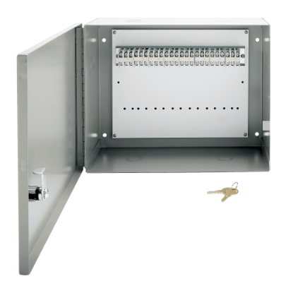 Picture of JB7-R3 Enclosure W/Terminal Strip, 24VDC DPDT Relay Installed, Delay On Make time