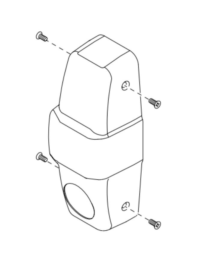 Picture of CC-CVR-2-98/9975 Center Case Cover Kit, Double Cylinder, For 99/9875 Mortise Device