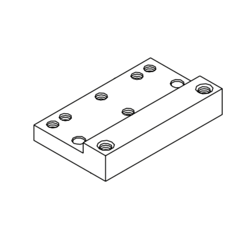 Picture of 5030-416 Wood Mounting Clip Set, Center Pivot