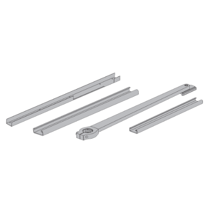 Picture of 2810-3077OPCM Offset Arm w/Track & Conc Channel