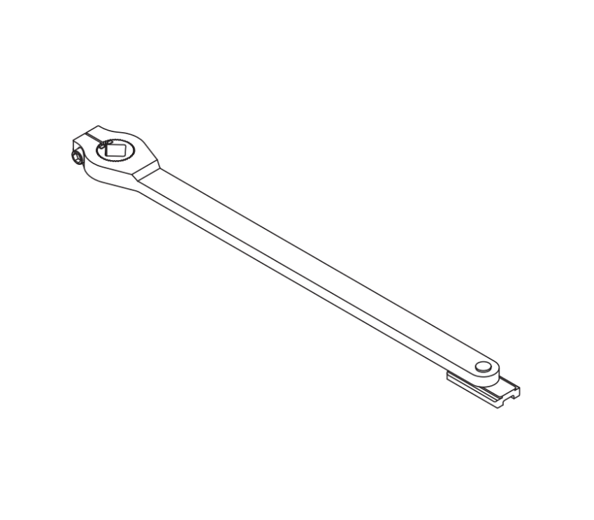 Picture of 2850-3077OP Offset/Butt Hung Arm