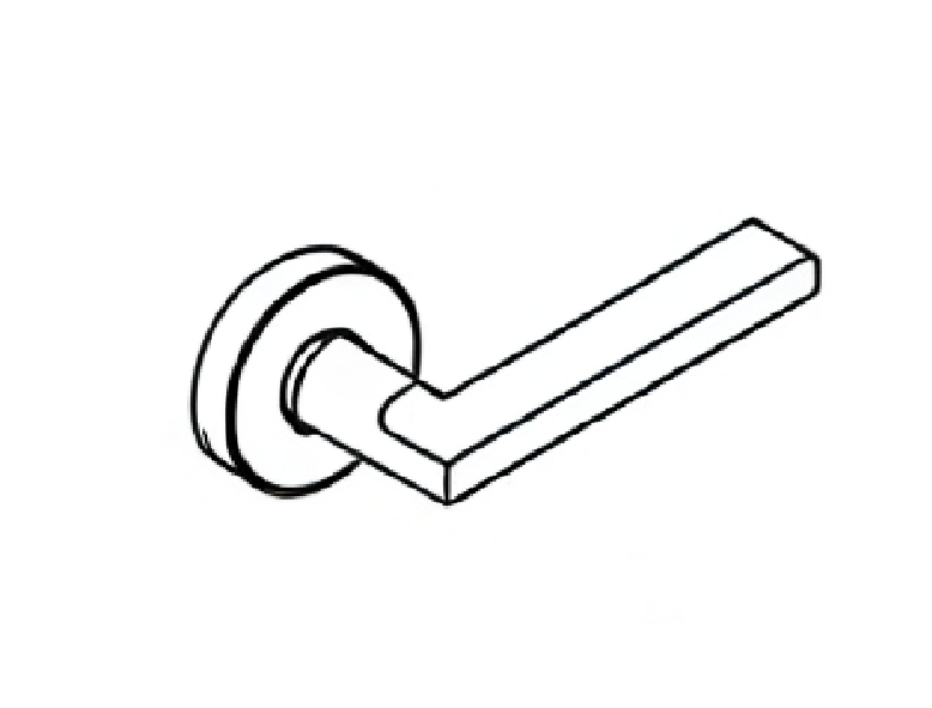 Picture of AS76360 MA Series Lever Assembly, Sectional Trim, Latitude Lever - Gala Rose