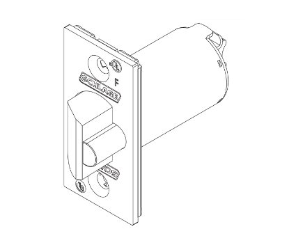Picture of 23981145, Dead latch, standard