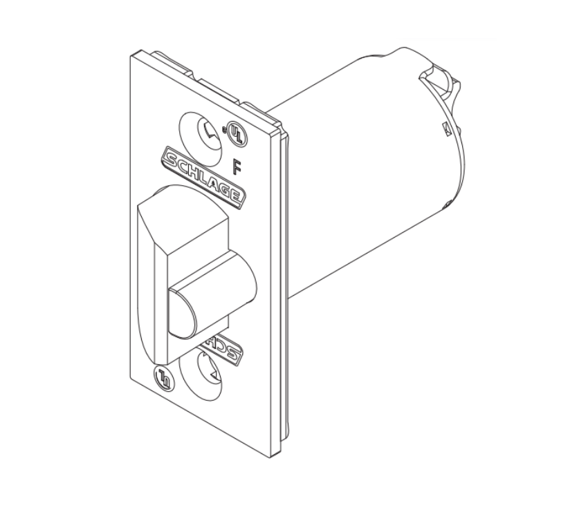 Picture of 23981145, Dead latch, standard