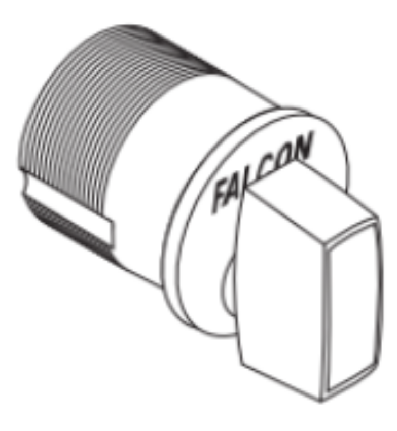 Picture of 986T, 1-1/4" Thumbturn Mortise Cylinder, Adams Rite Cam (A09899-000-00 (6))
