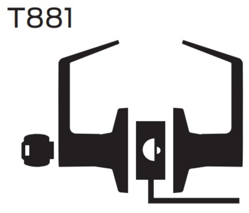 Picture of T881 Storeroom lock (electrified – fail secure)