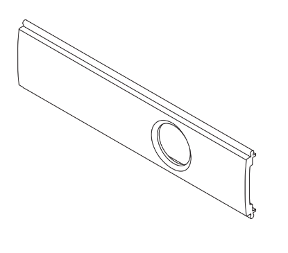 Picture of 650119, 25 Series CD Channel Cover Plate 3'