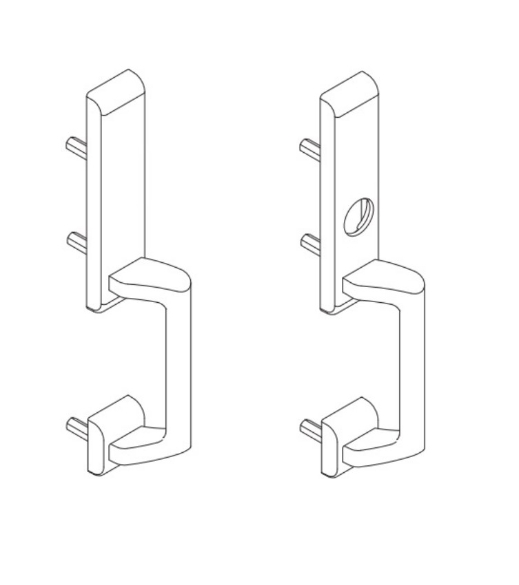 Picture of 19 Series: control trim (918) for rim and vertical device