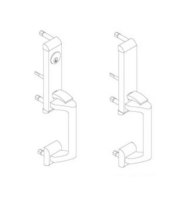 Picture of 24 Series: Delta thumbpiece (718) trim for concealed device
