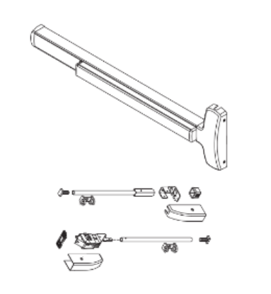 Picture of 25-V Surface Vertical Rod Panic/Fire Device