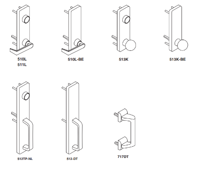 Picture of 25 Series Trims, 510, 511, 512, 513, 717