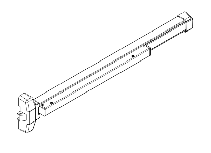 Picture of 19 and F-19 rim exit device