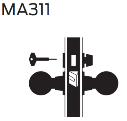 Picture of MA311 Privacy, bedroom/bath lock