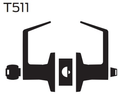 Picture of T511 - Entry/office lock