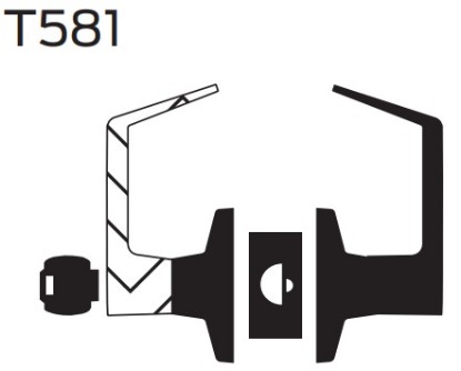 Picture of T581 - Storeroom lock