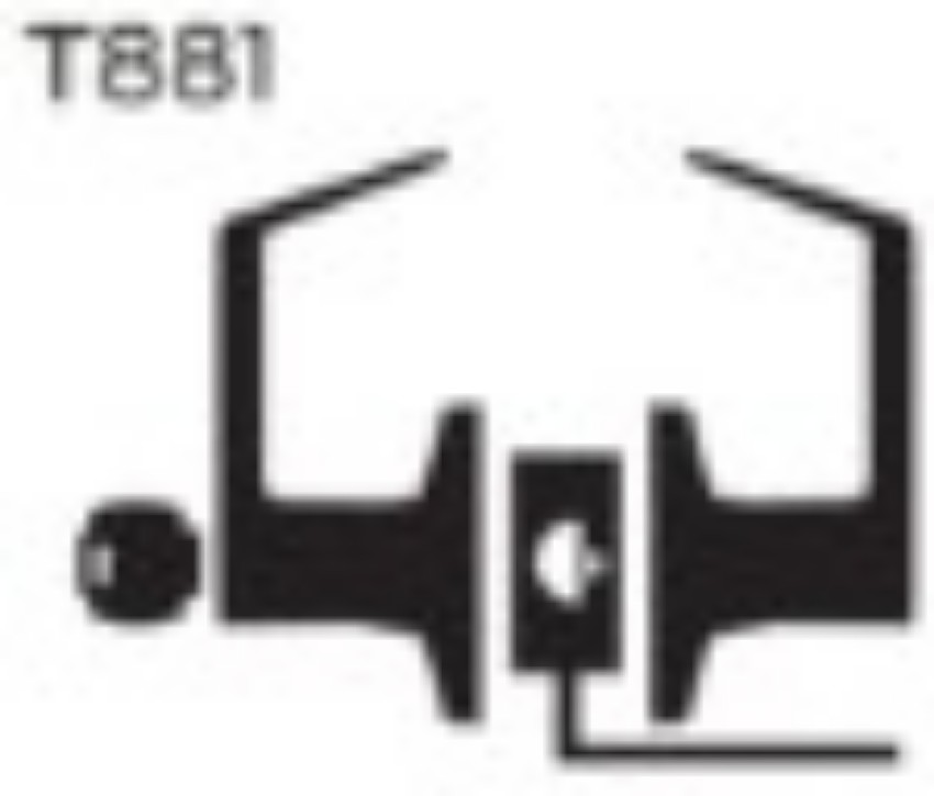 Picture of T881 - IC Storeroom lock (electrified - fail secure)