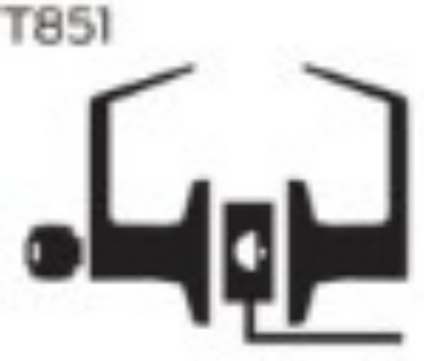 Picture of T851 - Storeroom lock (electrified – fail safe)