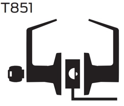Show details for T851 - IC Storeroom lock (electrified – fail safe) Picture of T851 - IC Storeroom lock (electrified – fail safe)